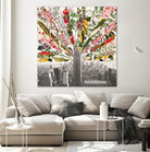 Vintage Blooming New York by Bianca Green on GIANT ART - gray photo manipulation