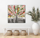 Vintage Blooming New York by Bianca Green on GIANT ART - gray photo manipulation