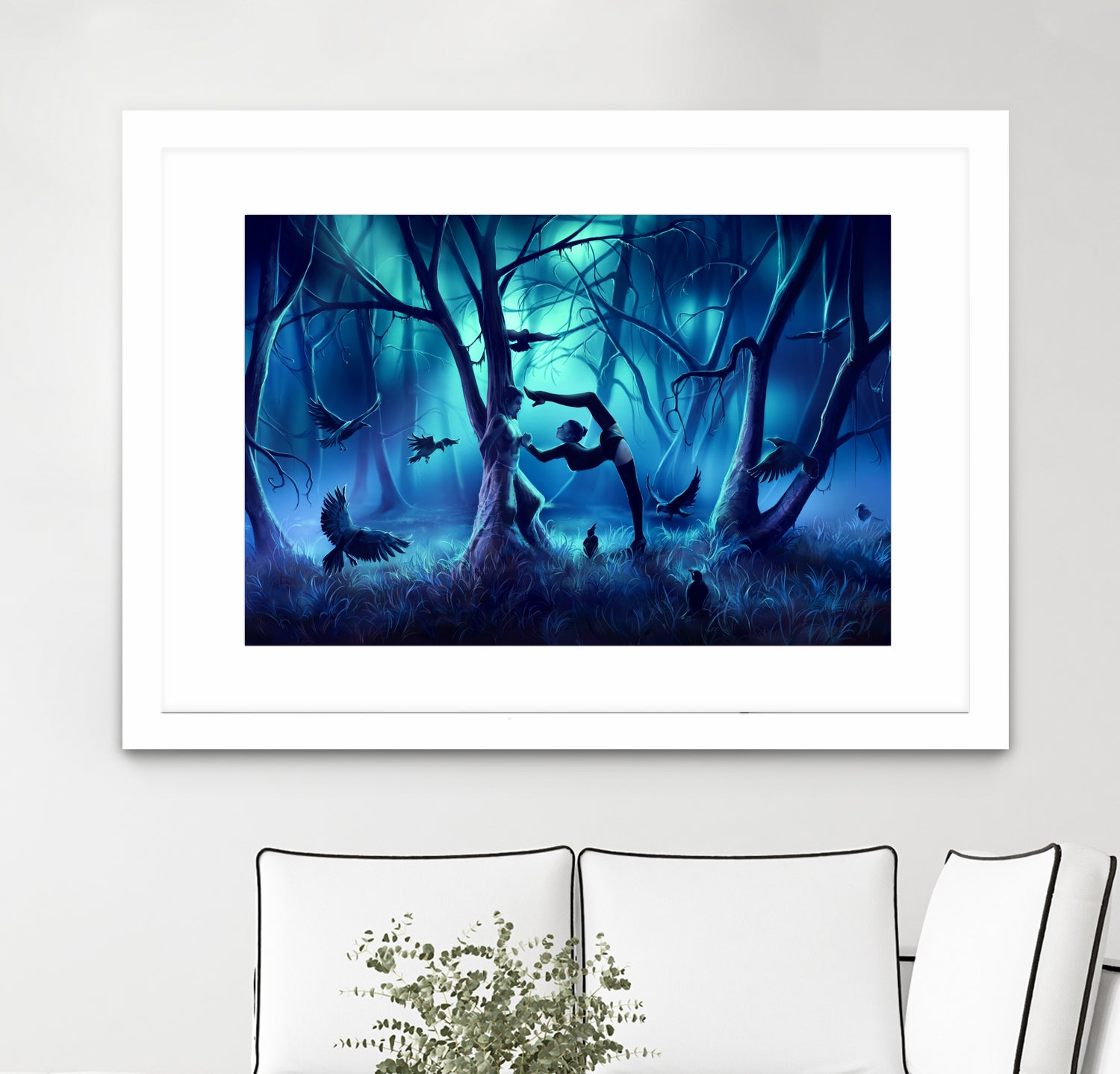 SCORPIO-from-the-Dancing-Zodiac by Cyril Rolando on GIANT ART - blue digital painting