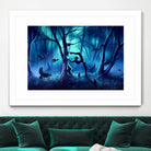 SCORPIO-from-the-Dancing-Zodiac by Cyril Rolando on GIANT ART - blue digital painting