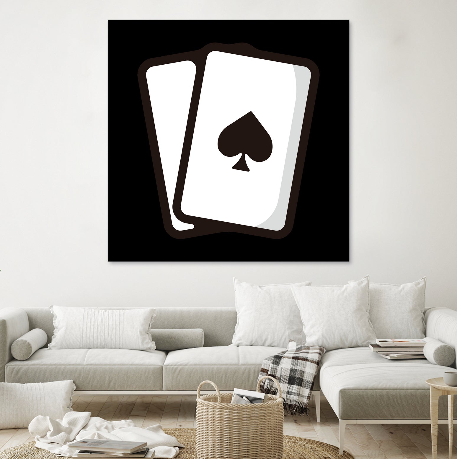 Playing card : Minimalistic icon series by Satoshi Kikyo on GIANT ART - white digital painting