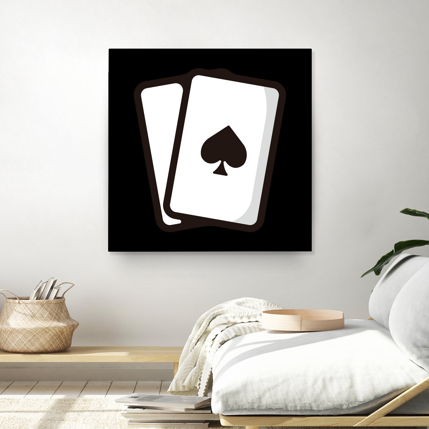 Playing card : Minimalistic icon series by Satoshi Kikyo on GIANT ART - white digital painting