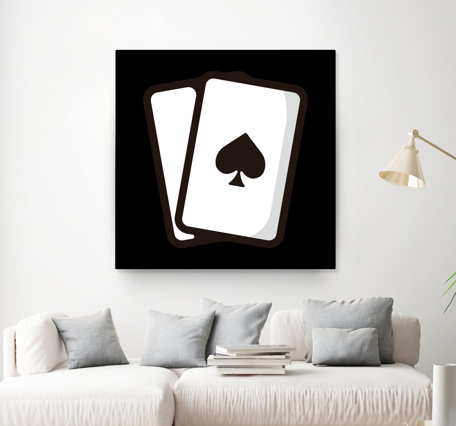 Playing card : Minimalistic icon series by Satoshi Kikyo on GIANT ART - white digital painting