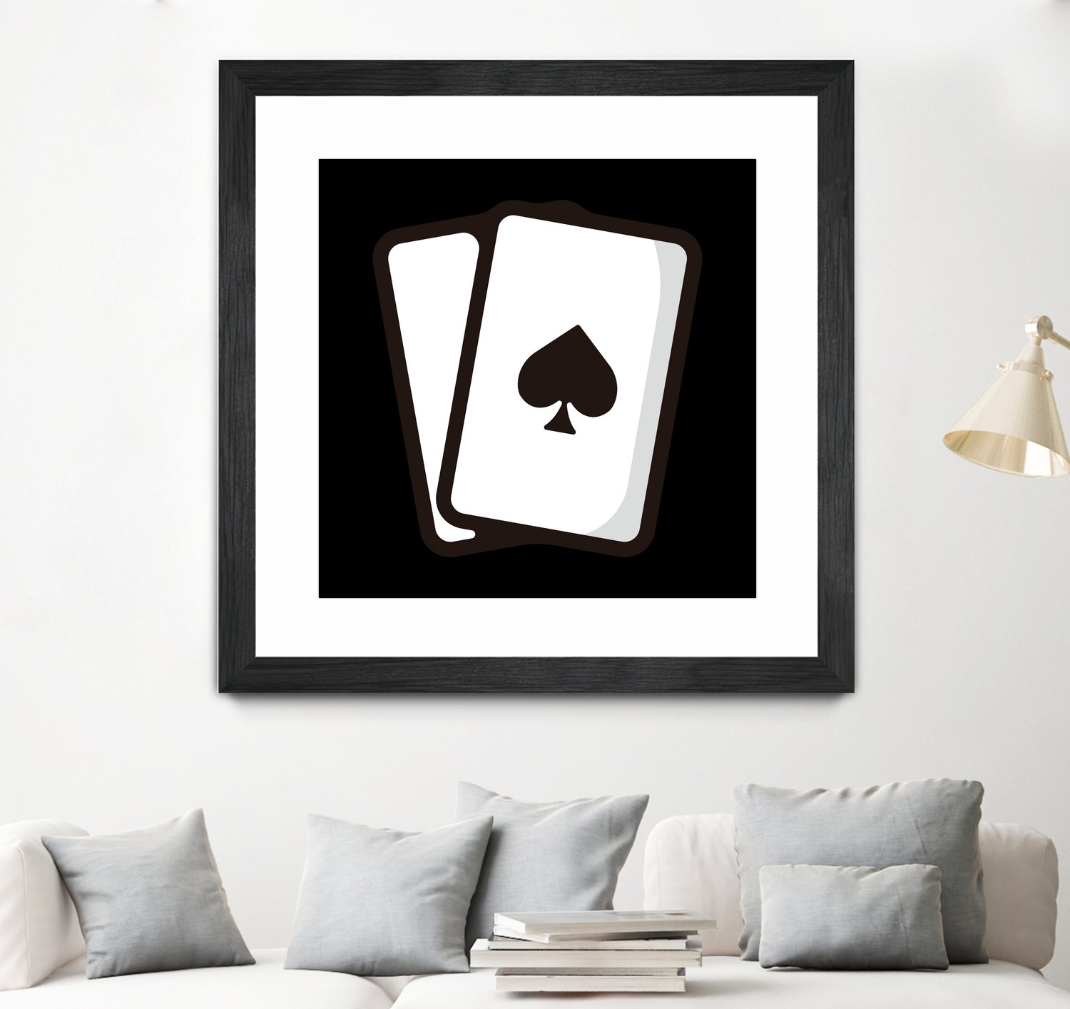 Playing card : Minimalistic icon series by Satoshi Kikyo on GIANT ART - white digital painting