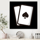 Playing card : Minimalistic icon series by Satoshi Kikyo on GIANT ART - white digital painting