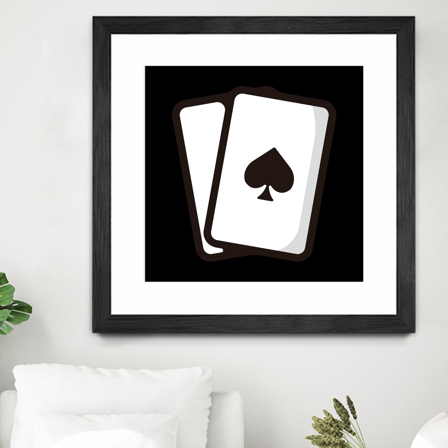 Playing card : Minimalistic icon series by Satoshi Kikyo on GIANT ART - white digital painting