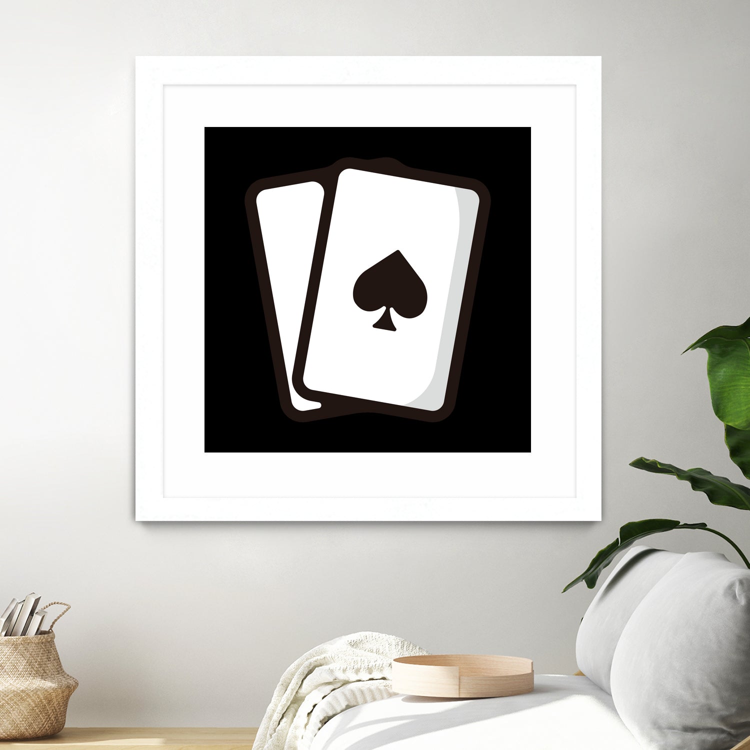 Playing card : Minimalistic icon series by Satoshi Kikyo on GIANT ART - white digital painting