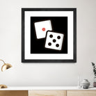 Dice : Minimalistic icon series by Satoshi Kikyo on GIANT ART - white digital painting