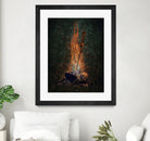 Bonfire of Souls by Matthew Trupia on GIANT ART - orange digital painting