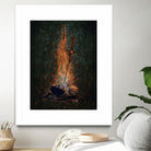 Bonfire of Souls by Matthew Trupia on GIANT ART - orange digital painting