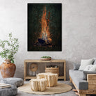 Bonfire of Souls by Matthew Trupia on GIANT ART - orange digital painting