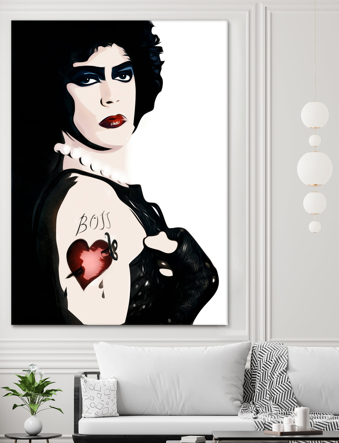 Dr Frank n Furter | Rocky Horror Picture Show by William Cuccio on GIANT ART - white digital painting