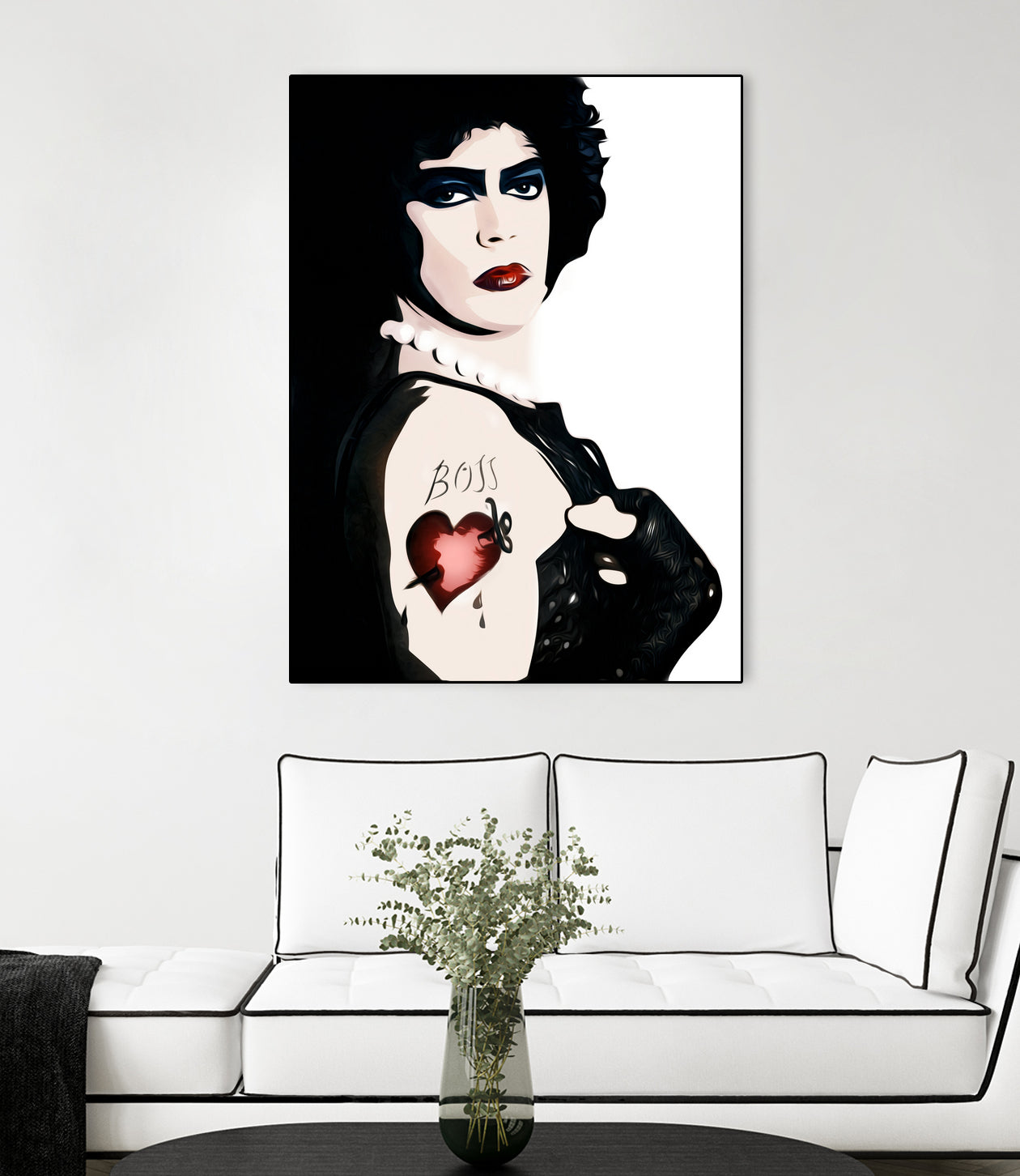 Dr Frank n Furter | Rocky Horror Picture Show by William Cuccio on GIANT ART - white digital painting