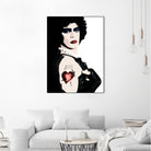 Dr Frank n Furter | Rocky Horror Picture Show by William Cuccio on GIANT ART - white digital painting