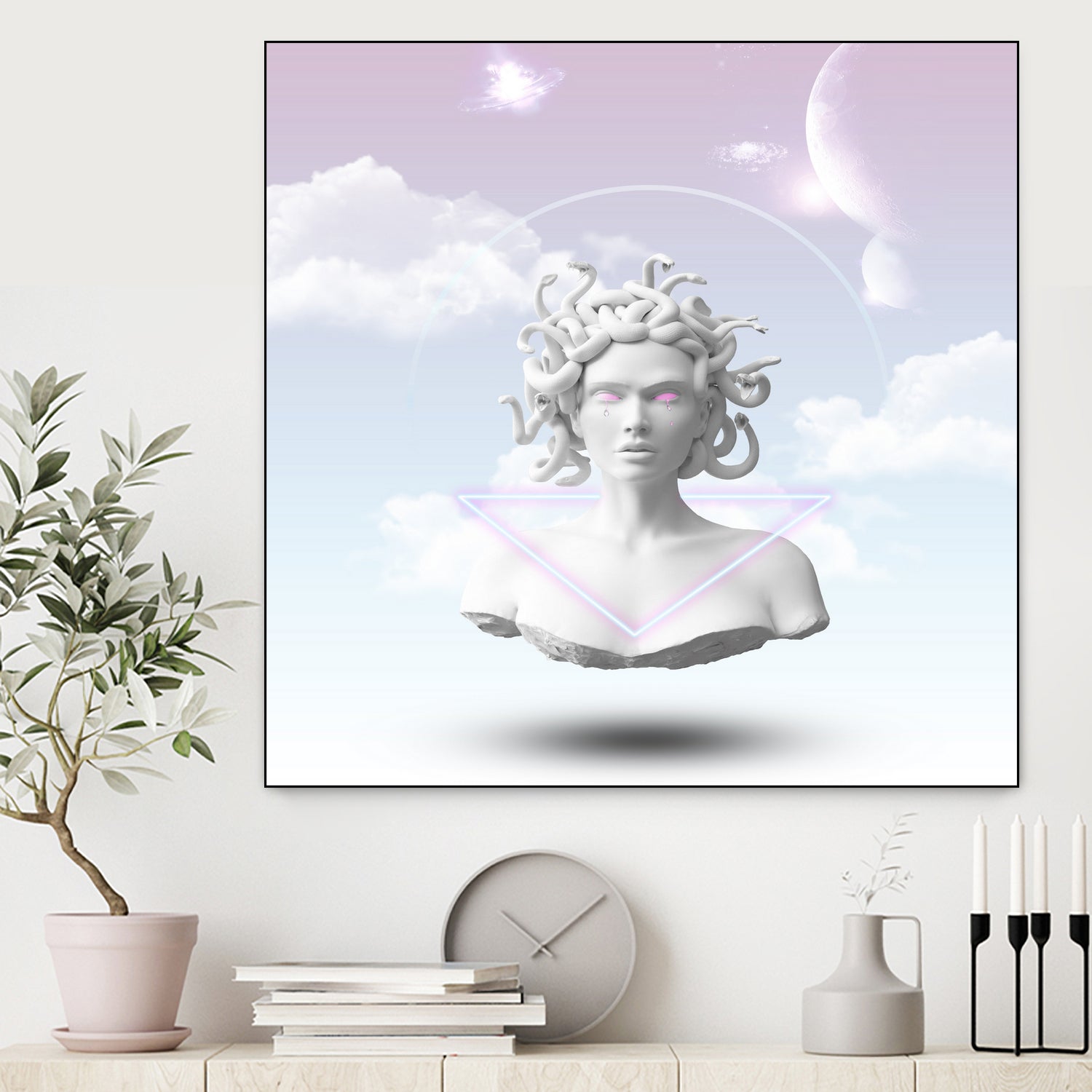 medusa by Caterina Lo Cicero on GIANT ART - white digital painting