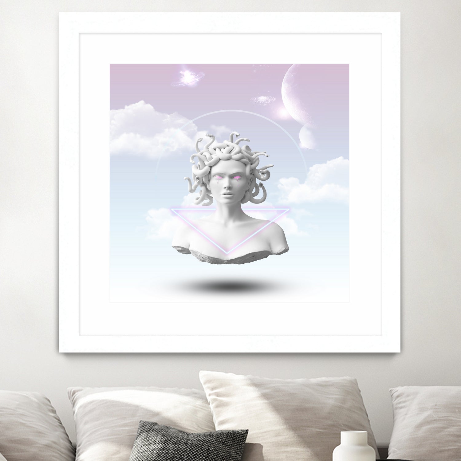 medusa by Caterina Lo Cicero on GIANT ART - white digital painting