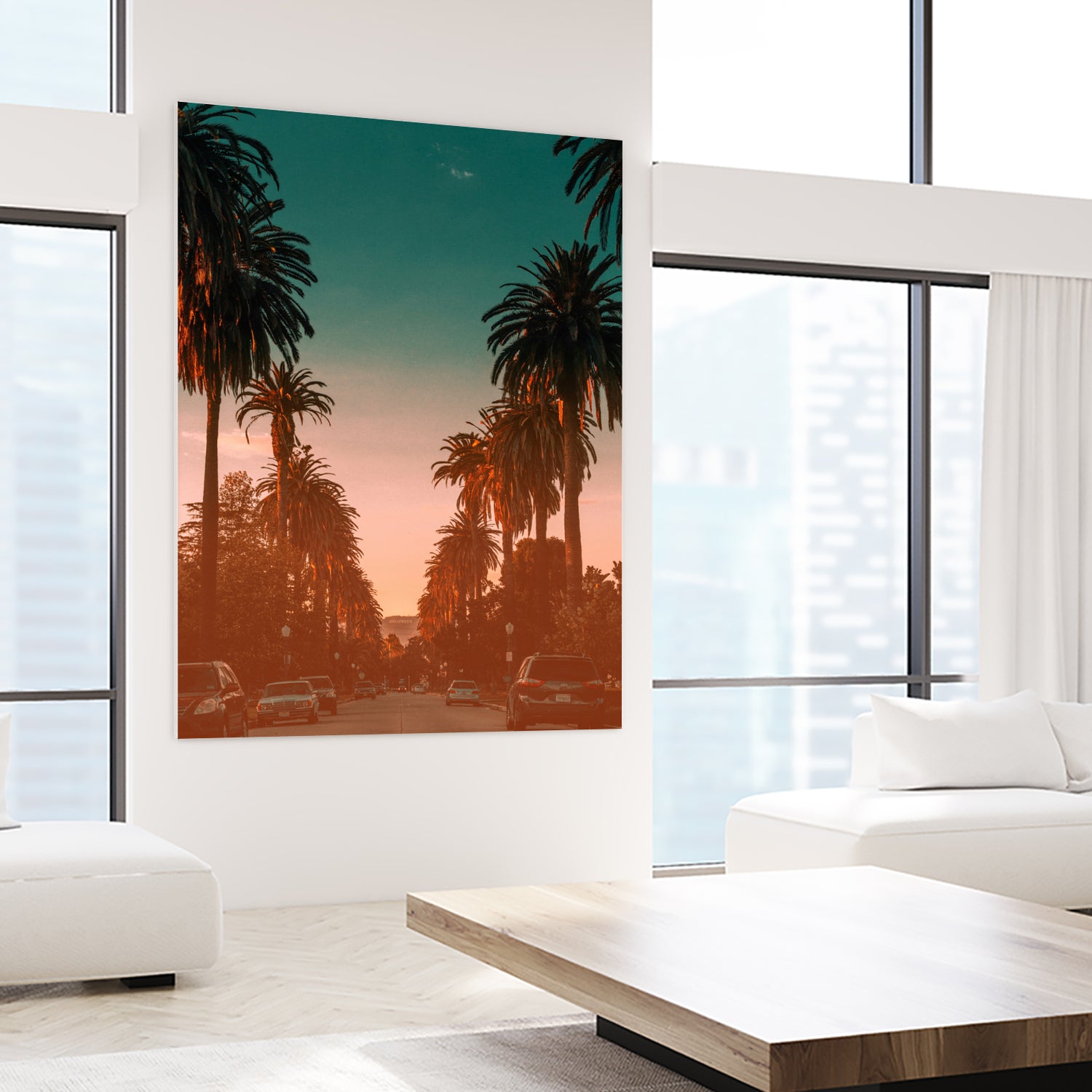 California Dreaming by Ben Angus on GIANT ART - orange photo illustration