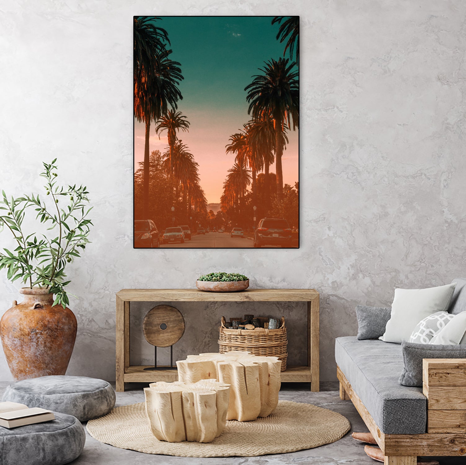 California Dreaming by Ben Angus on GIANT ART - orange photo illustration