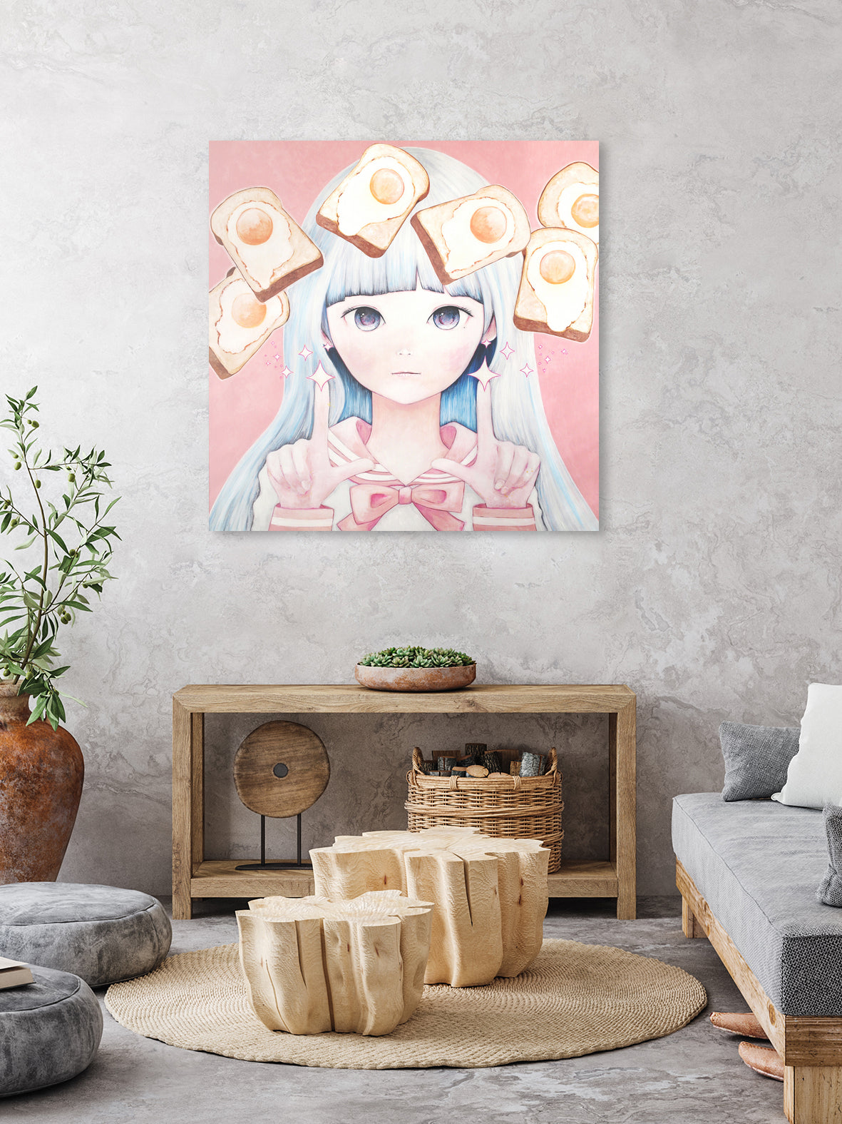 Awww Flying Breakfast 1.1 by Kaoru Hasegawa on GIANT ART - white character design