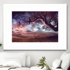 Scars-in-the-sky by Cyril Rolando on GIANT ART - fuchsia digital painting