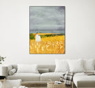 walter wheat grey sky by Katherine Blower on GIANT ART - gray digital painting