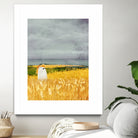 walter wheat grey sky by Katherine Blower on GIANT ART - gray digital painting