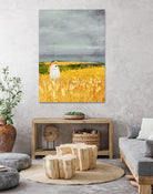 walter wheat grey sky by Katherine Blower on GIANT ART - gray digital painting