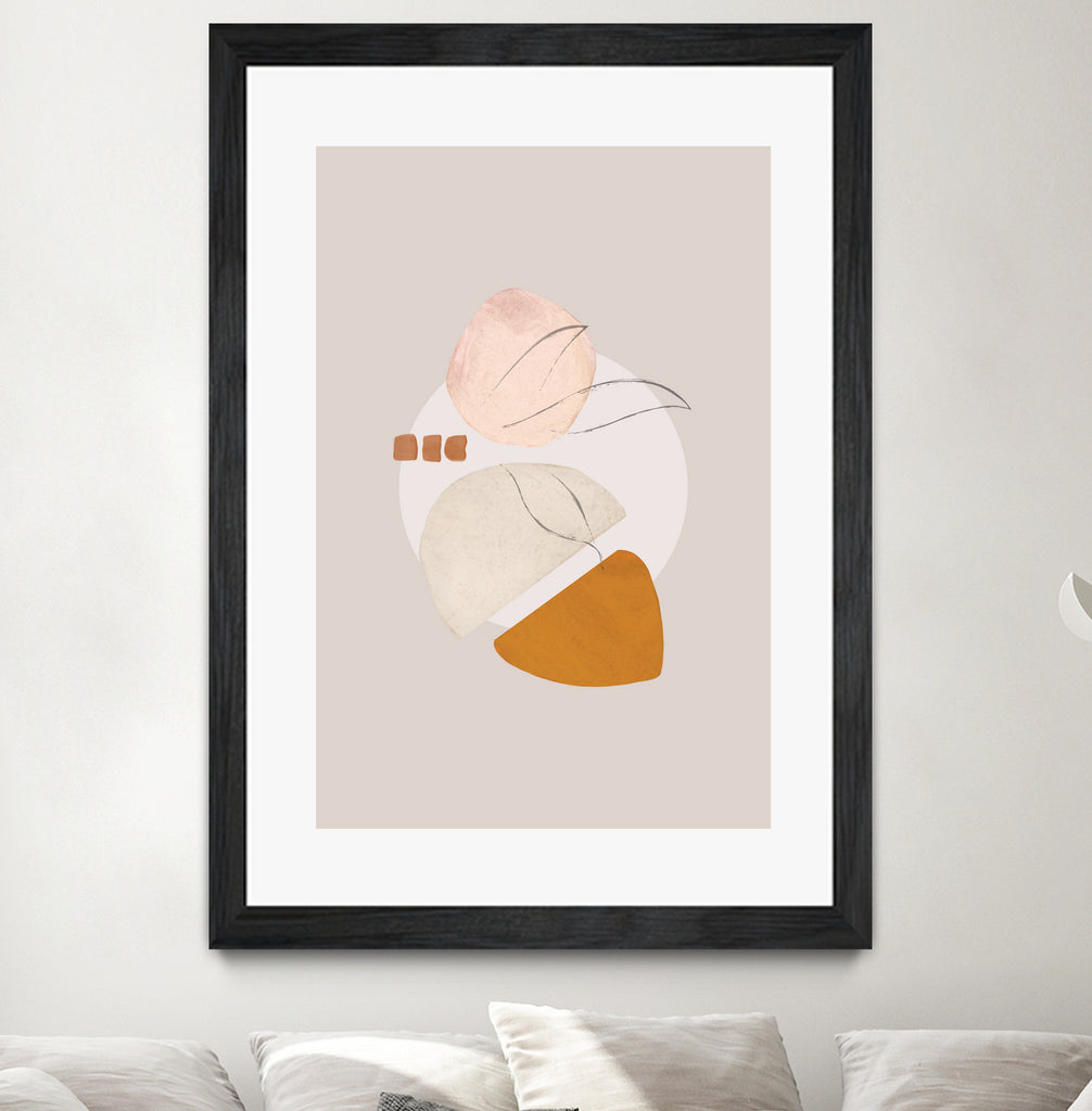 Abstract Study 010 by Studio North on GIANT ART - brown digital painting