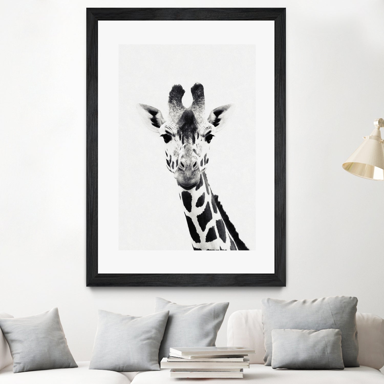 Giraffe by Menelaos Trompoukis on GIANT ART - white digital painting