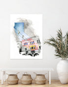 Venice, CA by Heather Perry on GIANT ART - gray mixed media