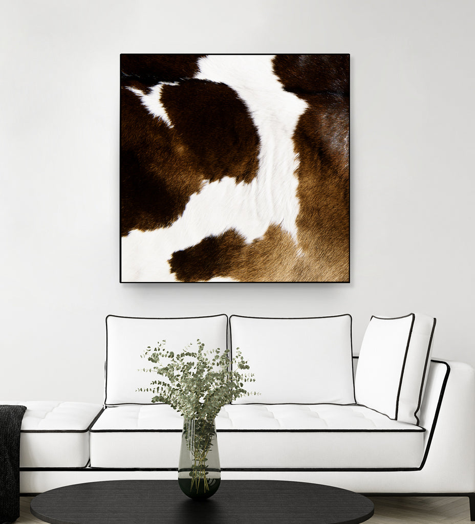 Beautiful Highland Cow Cowhide by Neli Dimitrova on GIANT ART - brown photo manipulation