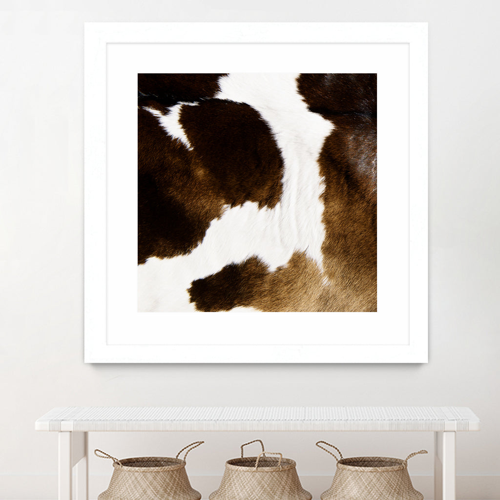 Beautiful Highland Cow Cowhide by Neli Dimitrova on GIANT ART - brown photo manipulation