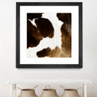 Beautiful Highland Cow Cowhide by Neli Dimitrova on GIANT ART - brown photo manipulation