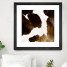 Beautiful Highland Cow Cowhide by Neli Dimitrova on GIANT ART - brown photo manipulation