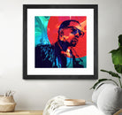 Kanye West by Nikita Abakumov on GIANT ART - red digital painting