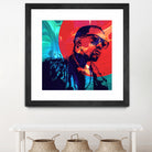 Kanye West by Nikita Abakumov on GIANT ART - red digital painting