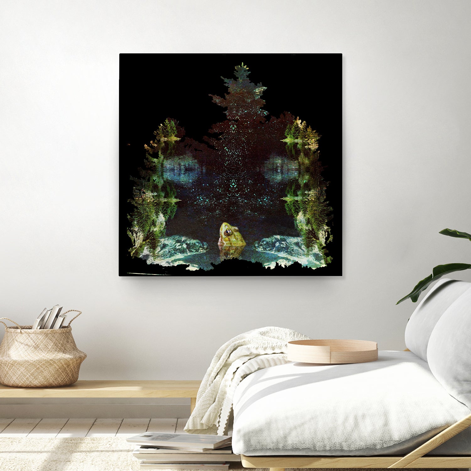 Black River by Linda Luttinger on GIANT ART - green digital painting