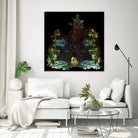 Black River by Linda Luttinger on GIANT ART - green digital painting