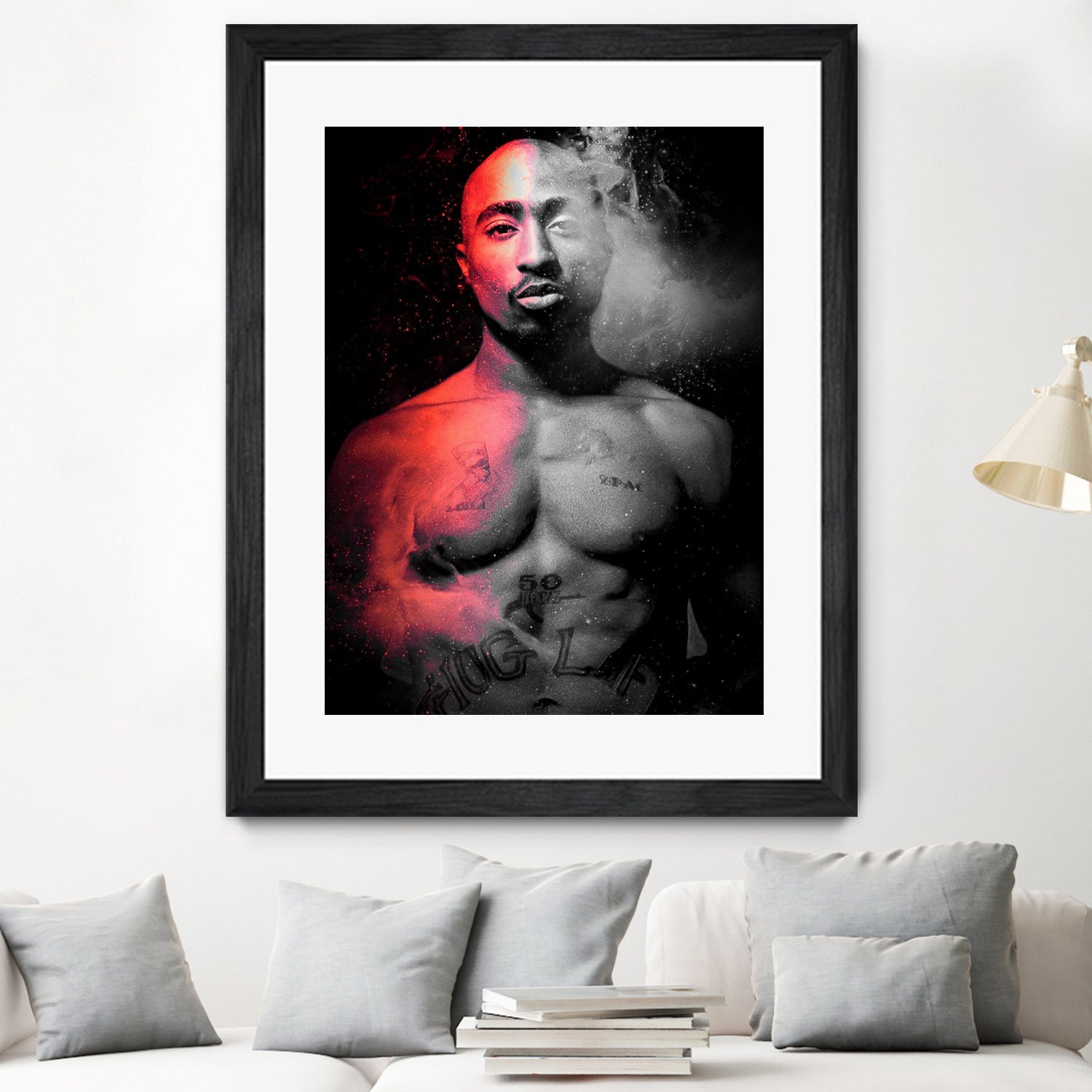 Tupac Shakur by erjas saga on GIANT ART - black character design