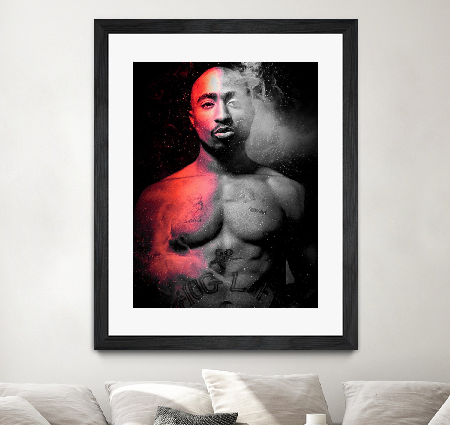 Tupac Shakur by erjas saga on GIANT ART - black character design