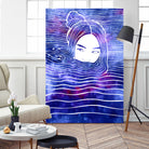 Nereid LXIX by Stevyn Llewellyn on GIANT ART - blue digital painting