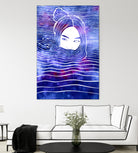 Nereid LXIX by Stevyn Llewellyn on GIANT ART - blue digital painting