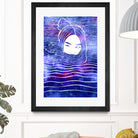 Nereid LXIX by Stevyn Llewellyn on GIANT ART - blue digital painting