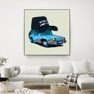 rideOrama wayne´s World by Camilo Suarez on GIANT ART - blue digital painting