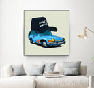 rideOrama wayne´s World by Camilo Suarez on GIANT ART - blue digital painting