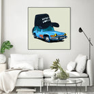 rideOrama wayne´s World by Camilo Suarez on GIANT ART - blue digital painting