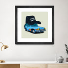 rideOrama wayne´s World by Camilo Suarez on GIANT ART - blue digital painting