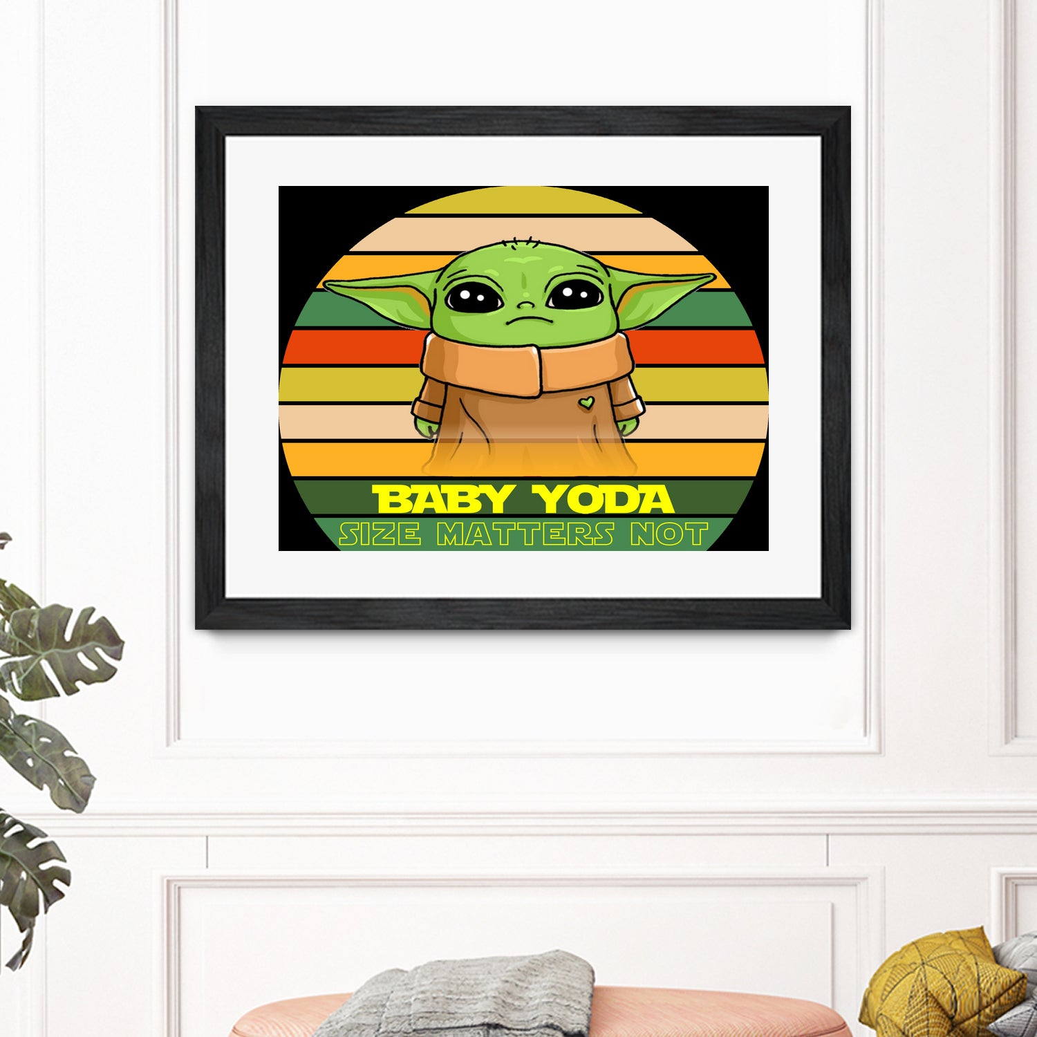 Baby Yoda by Syaiful Ulin Nuha on GIANT ART - black vector illustration