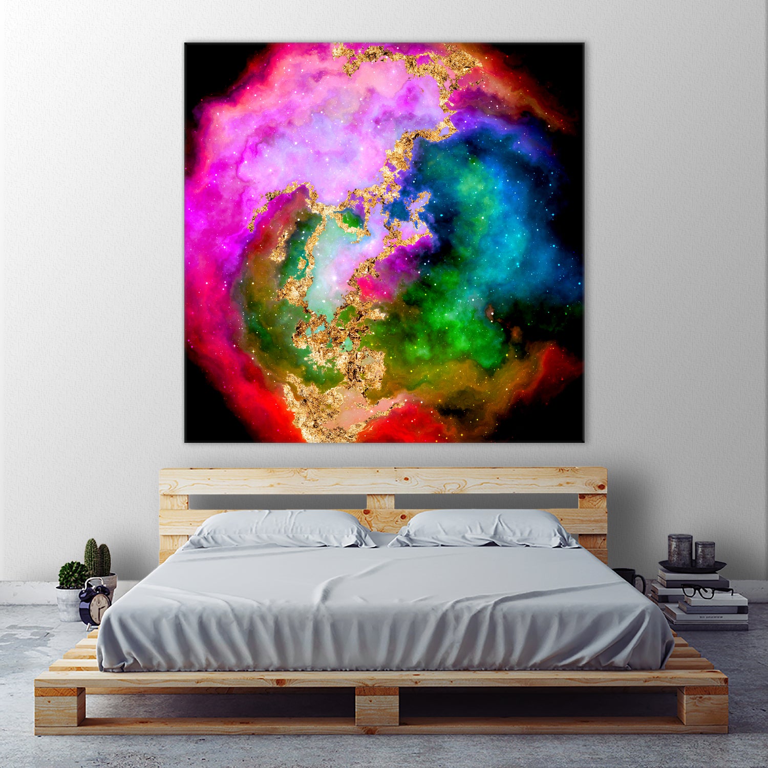 100 Nebulas in Space 006 by Raul Andre Petrasanta on GIANT ART - pink digital painting