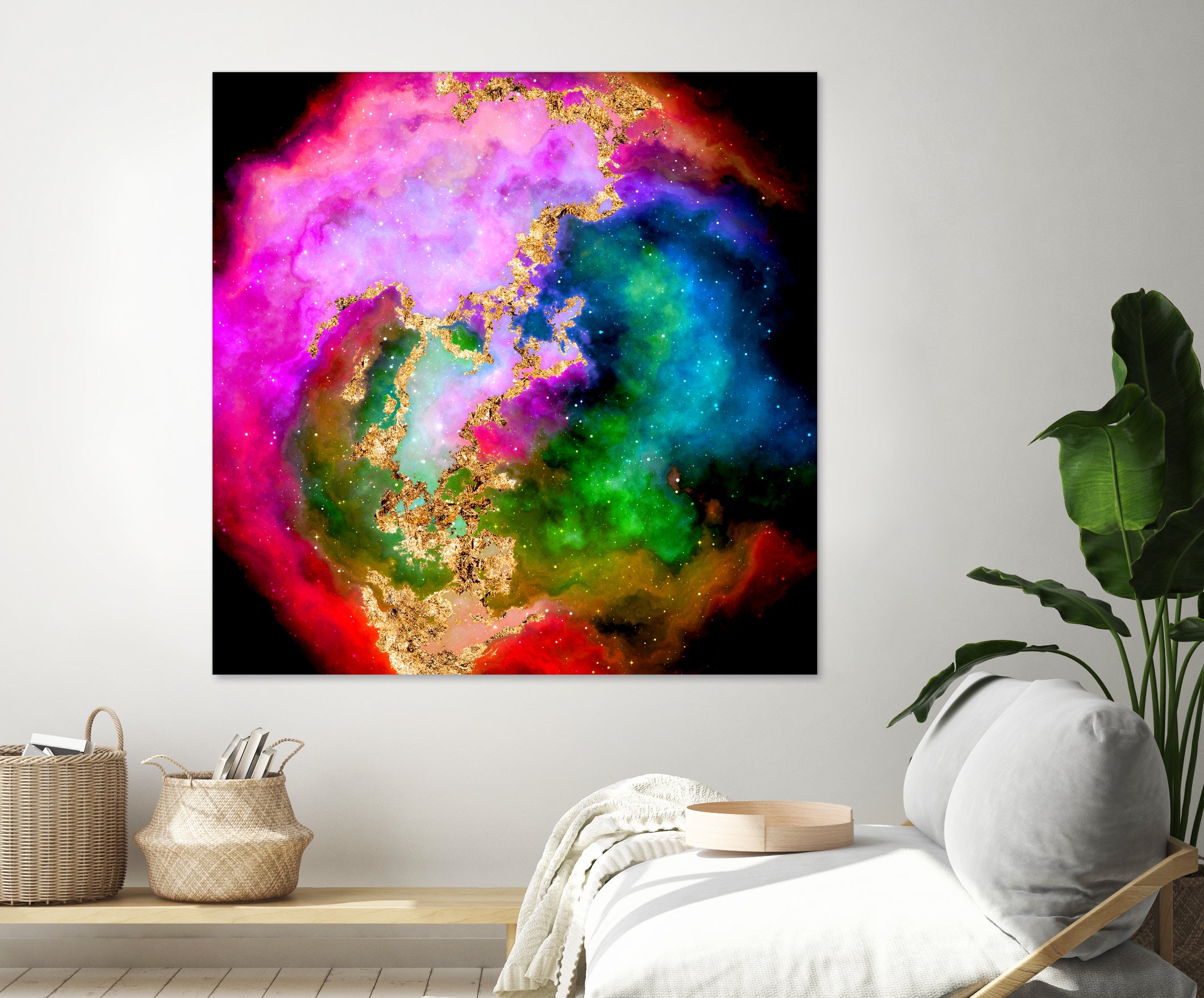 100 Nebulas in Space 006 by Raul Andre Petrasanta on GIANT ART - pink digital painting